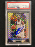 2018-19 Panini Donruss #92 Tim Hardaway Jr. Signed Card AUTO PSA Slabbed Mavs