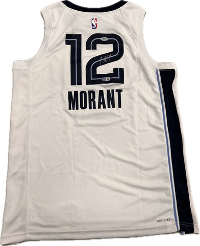 Ja Morant Signed Swingman Jersey PSA/DNA Memphis Grizzlies Autographed