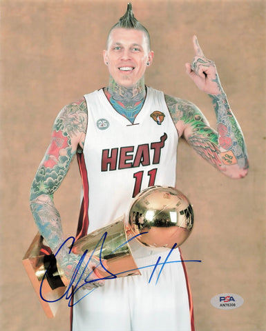 Chris "Birdman" Anderson signed 8x10 photo PSA/DNA Miami Heat Autographed