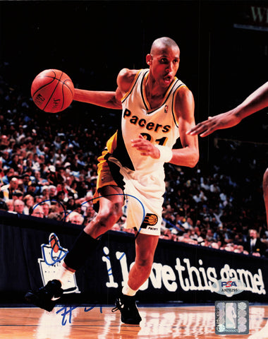 Reggie Miller signed 8x10 photo PSA/DNA Indiana Pacers Autographed