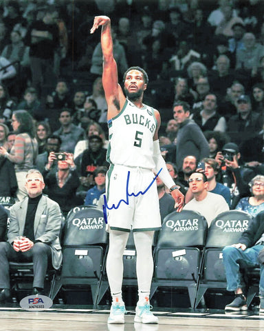 Malik Beasley signed 8x10 photo PSA/DNA Milwaukee Bucks Autographed