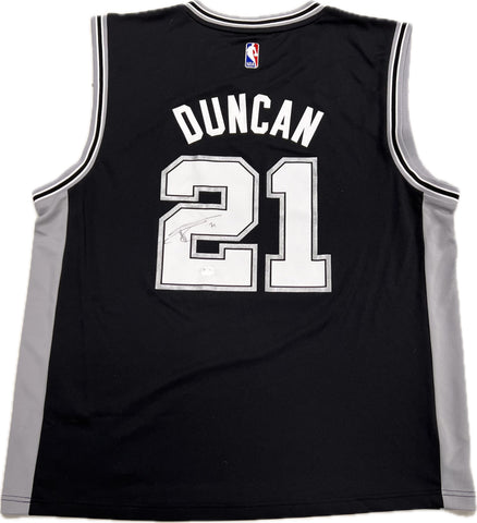 Tim Duncan Signed jersey PSA/DNA San Antonio Spurs Autographed