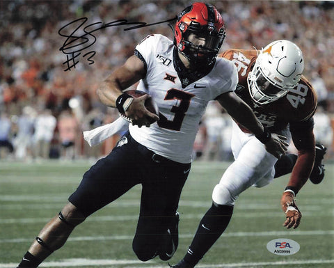 Spencer Sanders Signed 8x10 Photo PSA/DNA Oklahoma Sooners Autographed