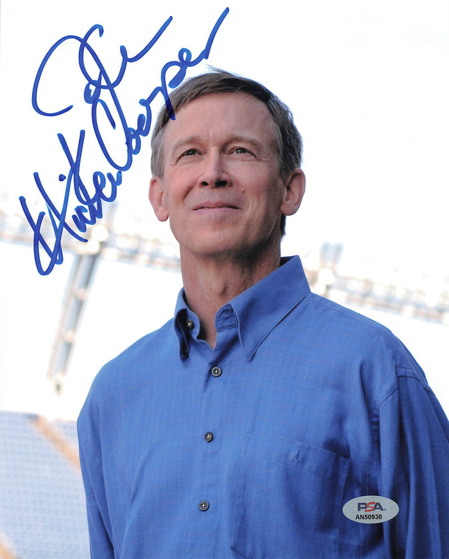 John Hickenlooper signed 8x10 photo PSA/DNA Autographed