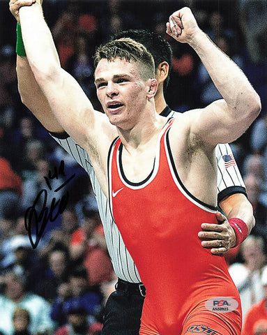 Boo Lewallen Signed 8x10 Photo PSA/DNA Oregon State Beavers Wrestling Autographed