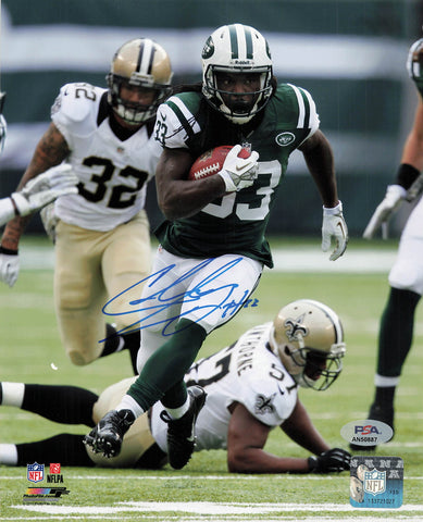 Chris Ivory signed 8x10 photo PSA/DNA New York Jets Autographed