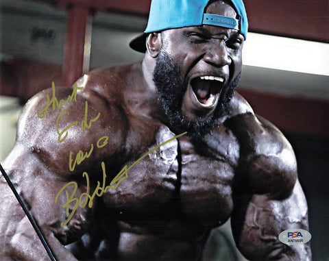 Akim Williams signed 8x10 photo PSA/DNA Autographed Bodybuilder