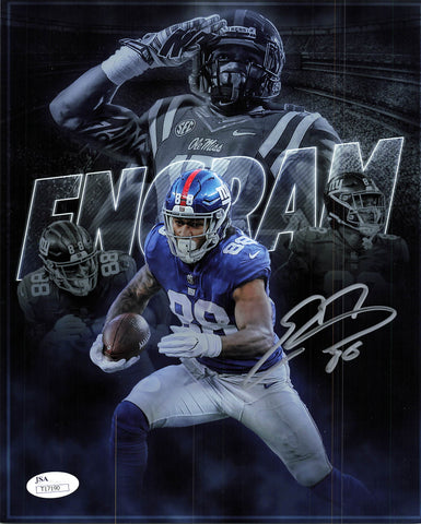 Evan Engram Signed 8x10 photo PSA/DNA New York Giants Autographed