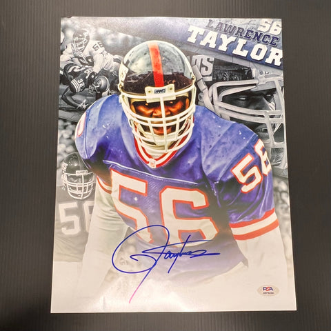 Lawrence Taylor Signed 11x14 photo PSA/DNA New York Giants Autographed