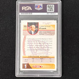 2004-05 Topps Total #395 Lawrence Frank Signed Card PSA Slabbed Nets