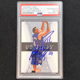 2003-04 Upper Deck Glass #40 Keith Van Horn Signed Card AUTO PSA/DNA Slabbed Knicks