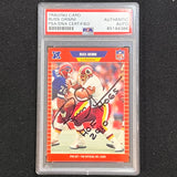 1989 NFL Pro Set #481 Russ Grimm Signed Card AUTO PSA/DNA Slabbed Redskins