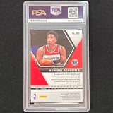 2019-20 Panini Mosaic #202 Admiral Schofield Signed Card AUTO PSA Slabbed RC Wizards