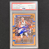 2017-18 Panini-Donruss #32 Seth Curry Signed Card AUTO PSA Slabbed Mavericks