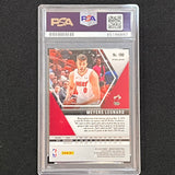 2019-20 Panini Mosiac #190 Meyers Leonard Signed Card AUTO PSA Slabbed Heat