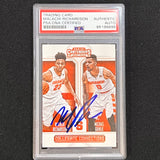 2016-17 Contenders Collegiate Connections #20 Malachi Richardson Signed Card AUTO PSA Slabbed Syracuse