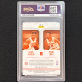 2016-17 Contenders Collegiate Connections #20 Malachi Richardson Signed Card AUTO PSA Slabbed Syracuse