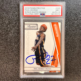 2010-11 Panini Prestige Bonus Shots Orange #220 PAUL GEORGE Signed Rookie Card PSA NM 7 AUTO 10 Slabbed RC Pacers