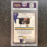 2010-11 Panini Prestige Bonus Shots Orange #220 PAUL GEORGE Signed Rookie Card PSA NM 7 AUTO 10 Slabbed RC Pacers