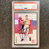 2017 Panini Status #69 Nikola Jokic Signed PSA NM-MT 8 AUTO 9 Nuggets