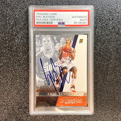 2014-15 Panini Prestige #20 Eric Bledsoe Signed Card PSA Slabbed Suns