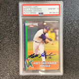 2009 Perfect Game USA #9 Matt Shoemaker signed card PSA AUTO 10 Slabbed Kernels