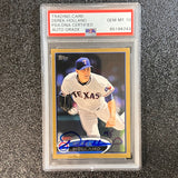 2011 Topps #32 Derek Holland Signed Card PSA Slabbed AUTO 10 Rangers