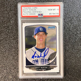 2012 Bowman Chrome #BCP42 Matt Wisler Signed Card PSA Slabbed AUTO 10 Padres