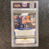 2020-21 Panini-Prizm #82 Dwight Powell Card AUTO PSA Slabbed Mavericks