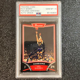 2008 Topps Bowman #108 Rick Barry Signed Card PSA AUTO 10 Slabbed Warriors