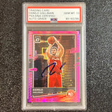 2020-21 Panini Donruss Optic #7 Danilo Gallinari Signed Card AUTO 10 PSA Slabbed Hawks