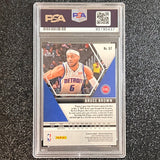 2019-20 Panini Mosaic #57 Bruce Brown Signed Card AUTO PSA Slabbed Pistons