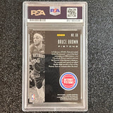 2019-20 Panini Illusions #68 Bruce Brown Signed Card AUTO PSA Slabbed Pistons