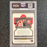 2021-22 Panini Prizm #73 De'Andre Hunter Signed Card AUTO PSA/DNA Slabbed Hawks