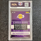 2015-16 Panini Prizm #322 D'Angelo Russell Signed Card AUTO PSA Slabbed RC Lakers