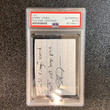 Bobby Jones signed cut PSA/DNA slabbed Auto Sixers