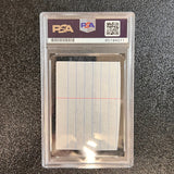 Bobby Jones signed cut PSA/DNA slabbed Auto Sixers