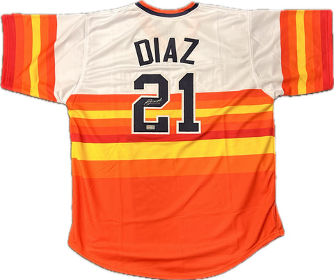 Yainer Diaz signed Jersey TriStar Houston Astros Autographed