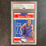 2011 Panini America #81 Tayshaun Prince Signed Card AUTO PSA Slabbed Pistons