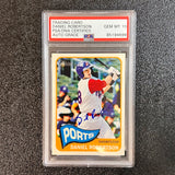 2014 Topps Heritage #71 Daniel Robertson Signed Card PSA Auto 10 Slabbed Athletics