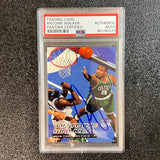 1999-00 Fleer Ultra #115 Antoine Walker Signed Card AUTO PSA Slabbed Boston Celtics