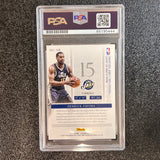 2014-15 Panini Excalibur #118 Derrick Favors Signed Card AUTO PSA Slabbed Jazz