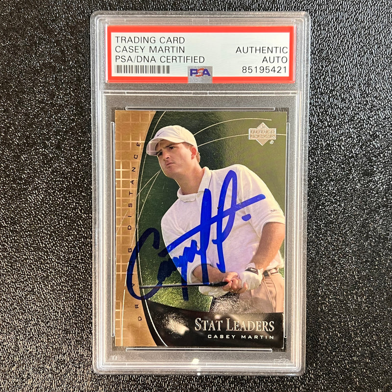2000 Upper Deck #SL5 Casey Martin Signed Card PSA/DNA Autographed AUTO Slabbed Golf