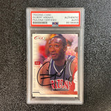 2001 SAGE #1 Gilbert Arenas Signed Card AUTO PSA Slabbed Arizona