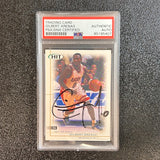 2001 SAGE #1 Gilbert Arenas Signed Card AUTO PSA Slabbed Arizona