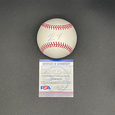 Dameon Pierce signed baseball PSA/DNA autographed Houston Texans Florida Gators