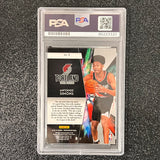 2018-19 Panini Prizm Freshman Phenoms #2 ANFERNEE SIMONS Signed Rookie Card AUTO PSA Slabbed RC Blazers