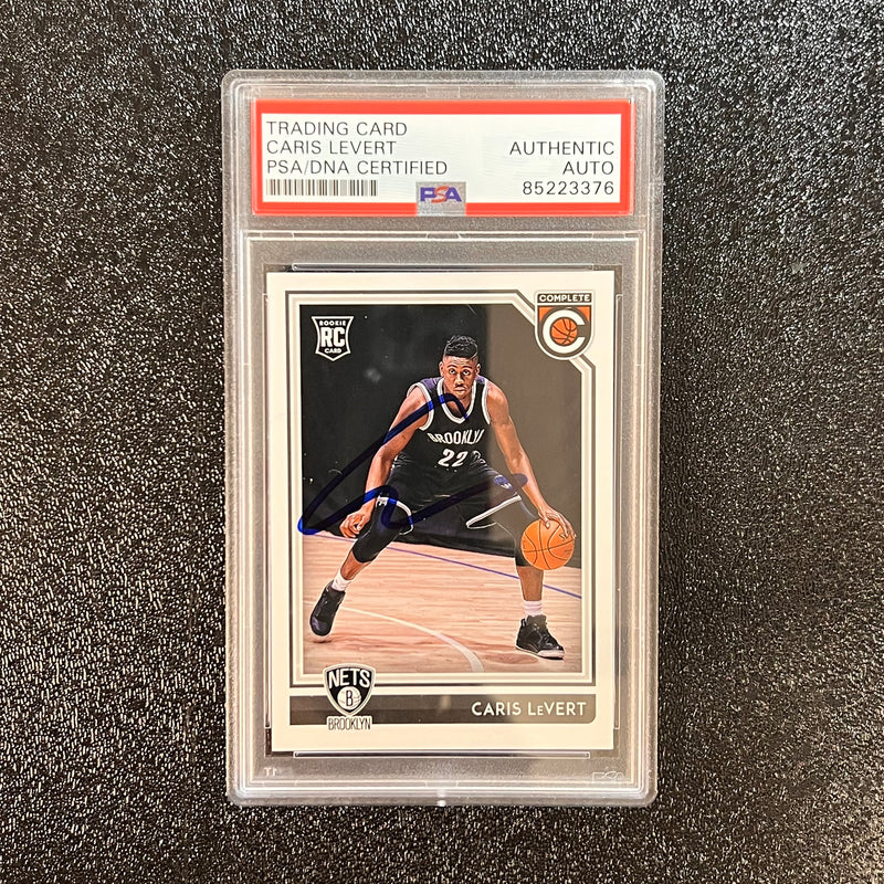 2016 Panini Complete #214 Caris Levert Signed Card AUTO PSA Slabbed Nets RC