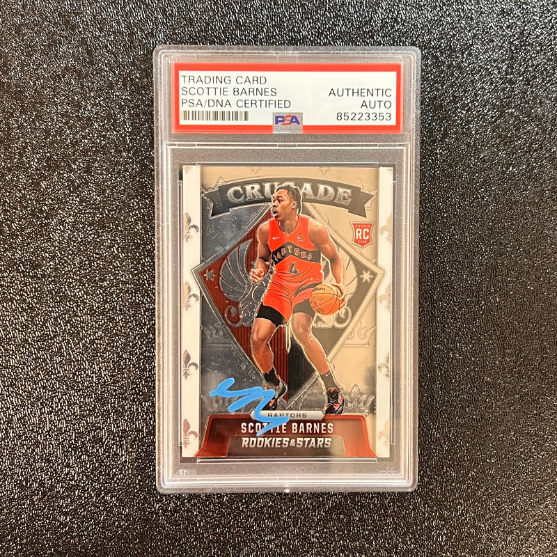2021-22 Panini Chronicles Rookies & Stars #629 Terrance Davis Signed Card AUTO PSA Slabbed Raptors