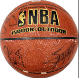 2004-05 Houston Rockets Team Signed Basketball PSA/DNA Rockets autographed